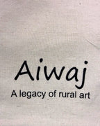 Handcrafted Lavender Print Tote Bag | Eco-Friendly Cotton Tote by Aiwaj