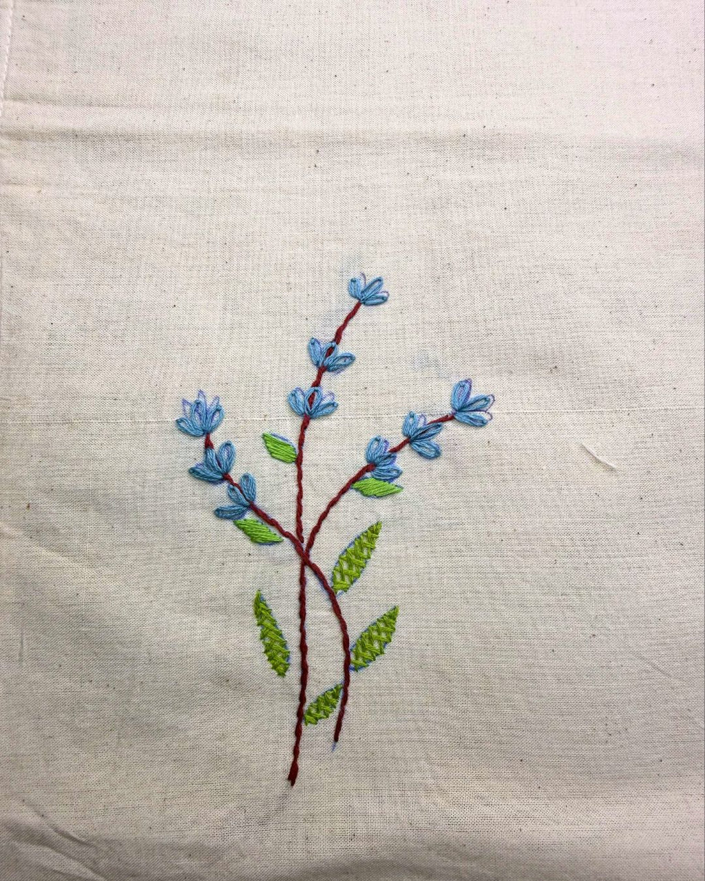 Handcrafted Lavender Print Tote Bag | Eco-Friendly Cotton Tote by Aiwaj