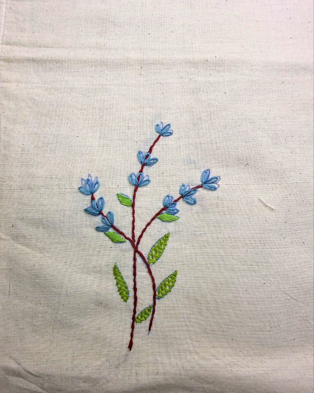 Handcrafted Lavender Print Tote Bag | Eco-Friendly Cotton Tote by Aiwaj