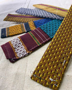 Handcrafted Fabric Bookmarks (Pack of 2) | Eco-Friendly Bookmarks by Aiwaj