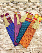 Handcrafted Fabric Bookmarks (Pack of 2) | Eco-Friendly Bookmarks by Aiwaj