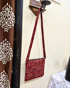 Handcrafted Fabric Sling Bag | Eco-Friendly Everyday Sling Bag by Aiwaj