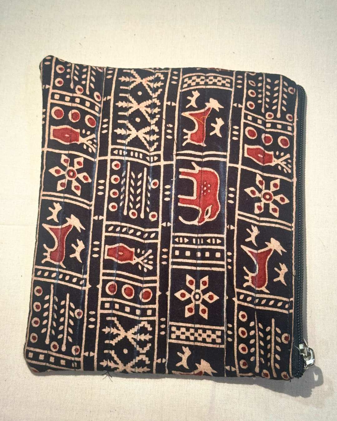 Handcrafted Handbag & Card Holder Set | Eco-Friendly Fabric Combo by Aiwaj