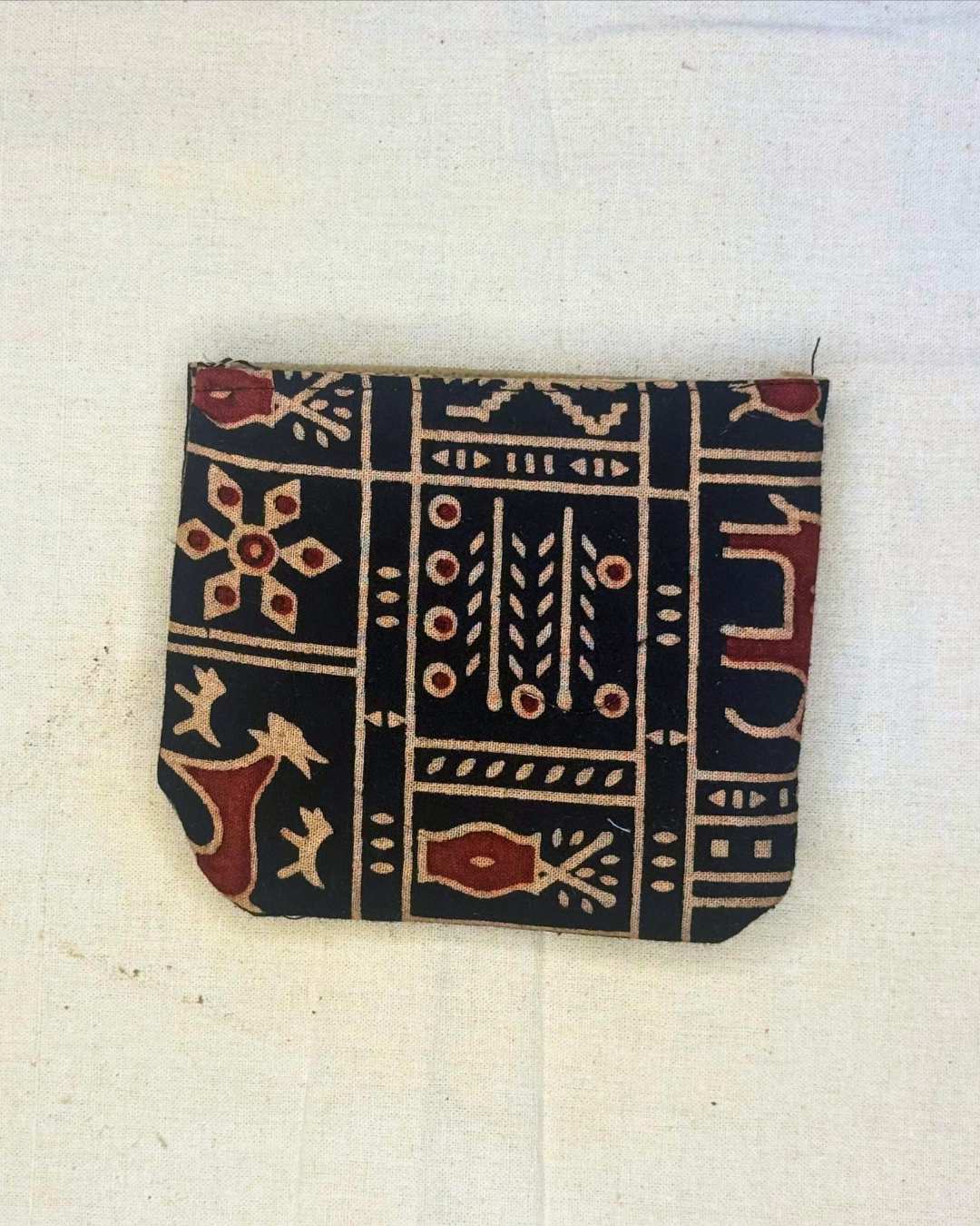 Handcrafted Handbag & Card Holder Set | Eco-Friendly Fabric Combo by Aiwaj