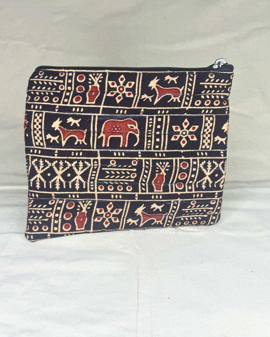 Handcrafted Handbag & Card Holder Set | Eco-Friendly Fabric Combo by Aiwaj