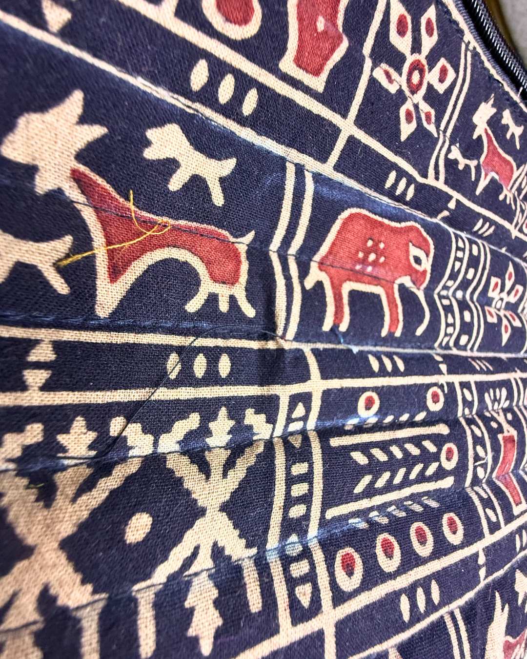 Handcrafted Handbag & Card Holder Set | Eco-Friendly Fabric Combo by Aiwaj