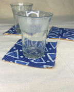 Handcrafted Fabric Coasters Set (Pack of 4) | Eco-Friendly Table Coasters by Aiwaj